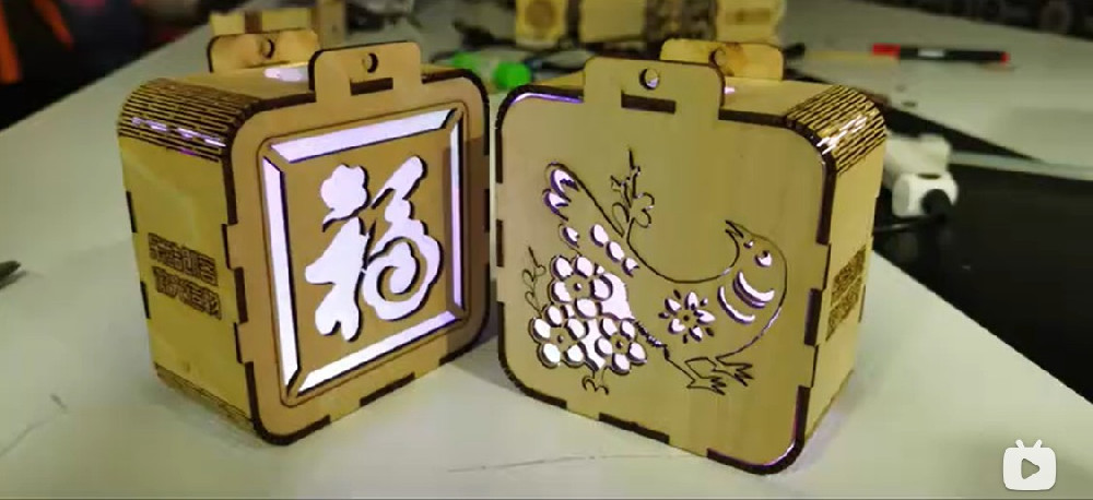 激光切割造物 DIY元宵节彩灯